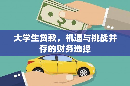 永新大学生贷款，机遇与挑战并存的财务选择