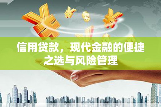 长城信用贷款，现代金融的便捷之选与风险管理