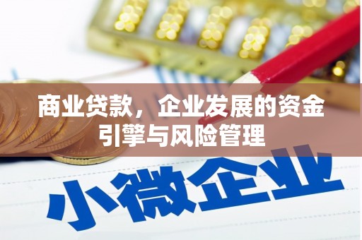 崇明商业贷款，企业发展的资金引擎与风险管理