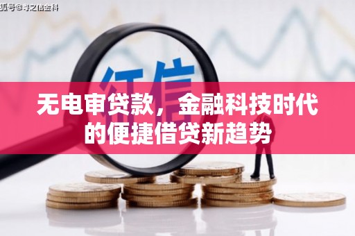芦淞无电审贷款，金融科技时代的便捷借贷新趋势