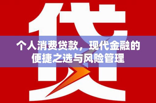 米脂个人消费贷款，现代金融的便捷之选与风险管理