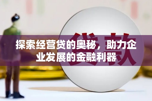 米脂探索经营贷的奥秘，助力企业发展的金融利器