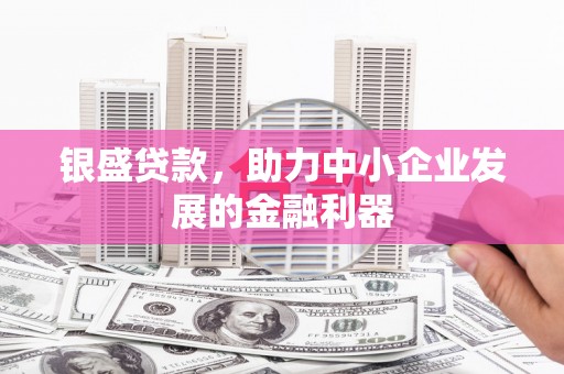 德城银盛贷款，助力中小企业发展的金融利器