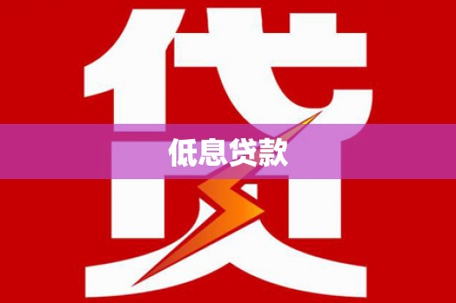 赤城低息贷款
