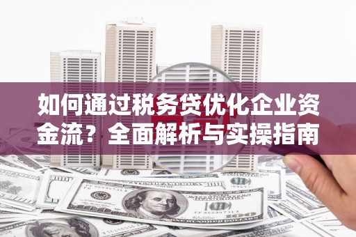 漯河如何通过税务贷优化企业资金流？全面解析与实操指南