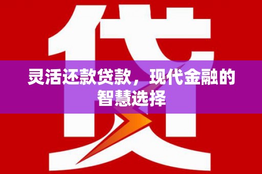 灵寿灵活还款贷款，现代金融的智慧选择