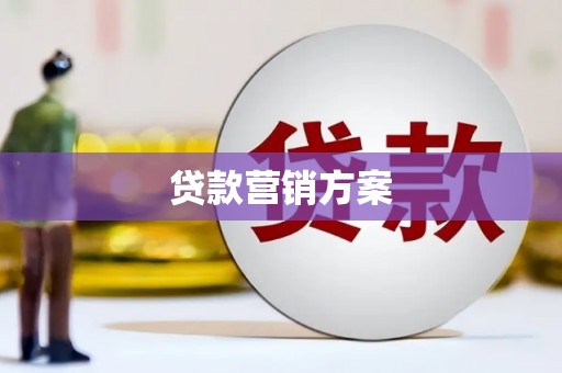 东升贷款营销方案