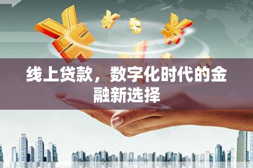 杉林线上贷款，数字化时代的金融新选择