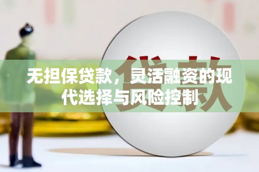 中正无担保贷款，灵活融资的现代选择与风险控制