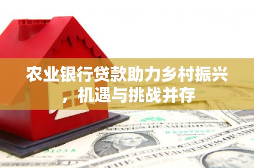 成华农业银行贷款助力乡村振兴，机遇与挑战并存
