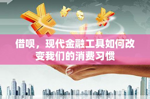 修武借呗，现代金融工具如何改变我们的消费习惯