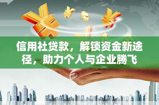 布袋信用社贷款，解锁资金新途径，助力个人与企业腾飞