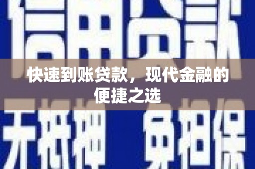 布袋快速到账贷款，现代金融的便捷之选