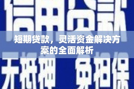 睢宁短期贷款，灵活资金解决方案的全面解析