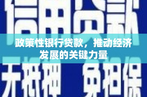 镇江政策性银行贷款，推动经济发展的关键力量