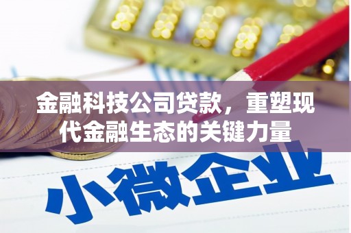 镇江金融科技公司贷款，重塑现代金融生态的关键力量