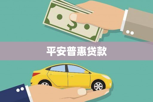 温州平安普惠贷款