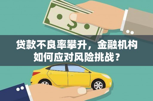 厚街贷款不良率攀升，金融机构如何应对风险挑战？