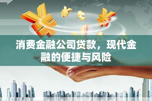 汉阳消费金融公司贷款，现代金融的便捷与风险