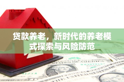 惠来贷款养老，新时代的养老模式探索与风险防范